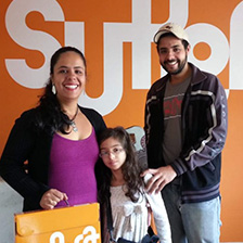 Larissa Doalla de Almeida e Silva, mãe da aluna Lúcia Beatriz , do Supera Diamantina (MG)