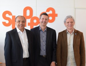 Franck Tarpin-Bernard é recebido pelo diretor e pelo presidente do Supera