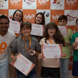 Alunos de Tangará da Serra comemoram participação na Olimpíada de Ábaco 2017