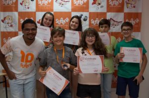 Alunos de Tangará da Serra comemoram participação na Olimpíada de Ábaco 2017