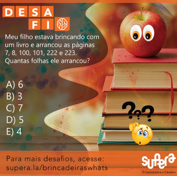 Brincadeiras de WhatsApp - Desafio Livro