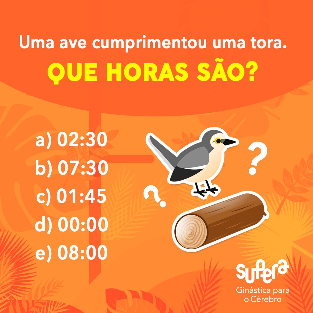 Que horas são?