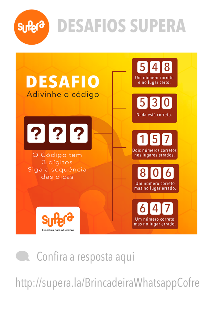 Brincadeiras de whatsapp #17 - Desafio do cofre