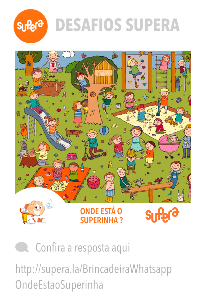 Brincadeiras Whatsapp #20– Onde está o Superinha? - Supera - Estimulação Cognitiva