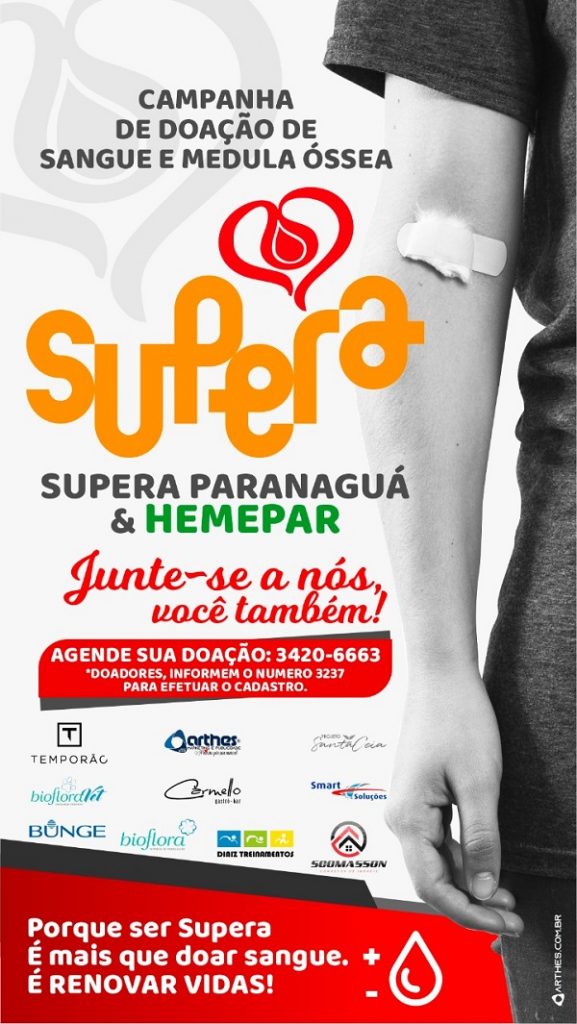 Supera Paranaguá realiza ação de doação de sangue e medula - Supera - Estimulação Cognitiva