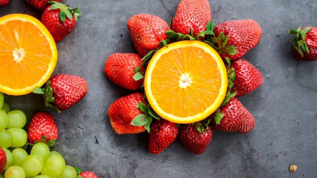 frutas para memória