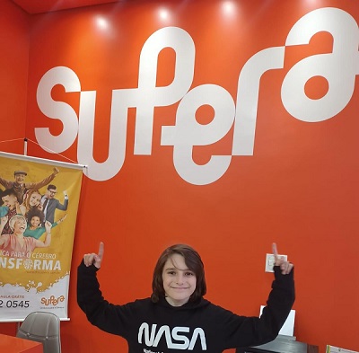 Pequenos Gênios: estudante de Erechim inicia aulas no Supera - Supera - Estimulação Cognitiva