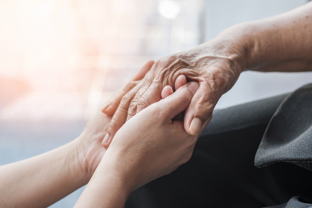 paciente com a doença de parkinson