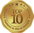 Selo Top 10 franquias na área de educação
